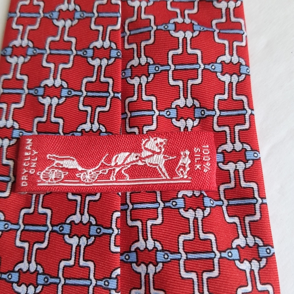 Hermes Silk Tie - Picture 3 of 5